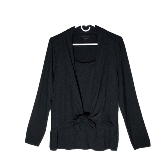 Coldwater Creek Top, Size 16, Dark Charcoal Gray. - Picture 1 of 6